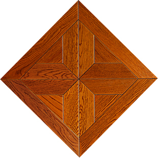 实木多层复合木地板家用中式复古个性拼花浮雕纹实木表皮橡木地暖