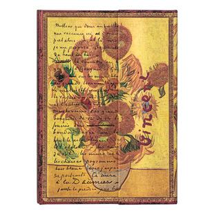 paperblanks佩兰克笔记本本子梵高的向日葵联名日记本高颜值手账手帐记事本学生文创文具送礼复古文艺礼物