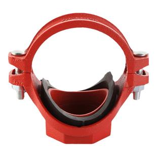 沟槽丝接机械三通消防无缝管消火栓用开孔三通小口径卡箍管件108