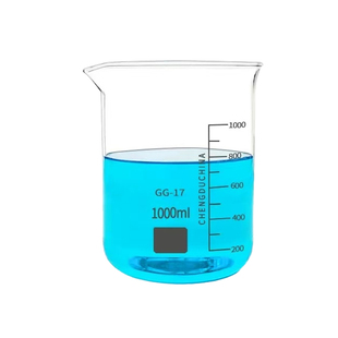 实验室学校教学玻璃烧杯带刻度量杯实验室耐高温低型高型带手柄玻璃杯5ml25ml 300ml 400ml/1000ml