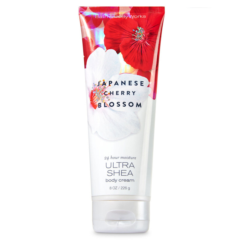 美国BBW香氛保湿三倍滋润身体霜乳液226g集合Bath&Body Works樱花