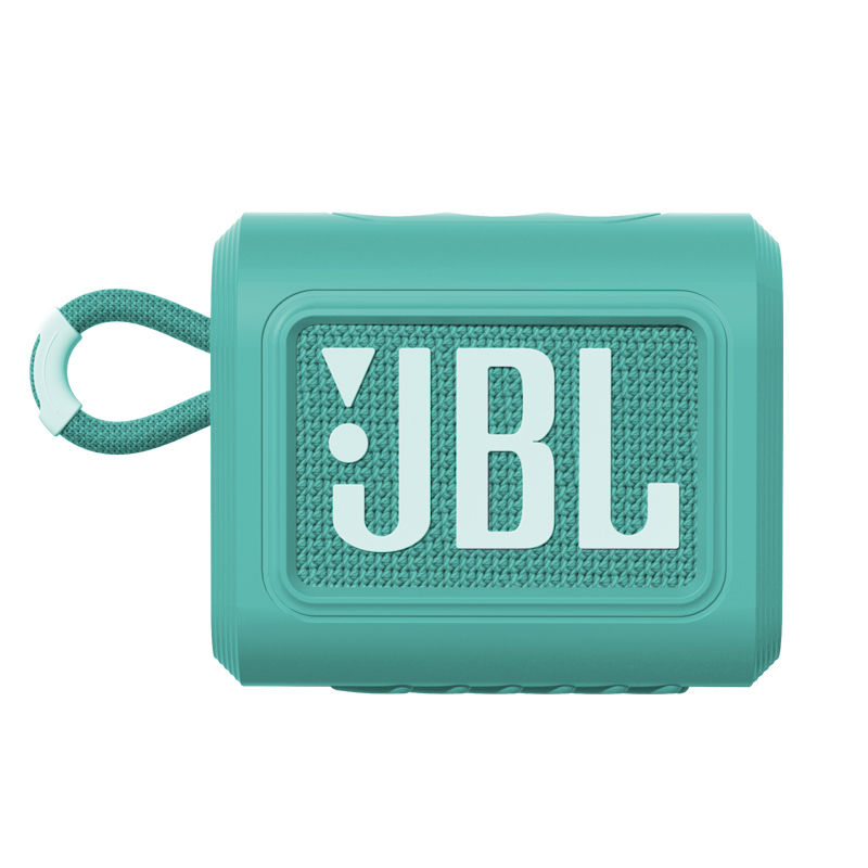适用JBL GO3蓝牙音箱保护套jblgo3音响硅胶壳防摔环保硅胶收纳包