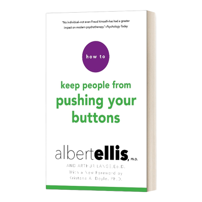 英文原版 How to Keep People from Pushing Your Buttons 如何避免别人触怒你 英文版 进口英语原版书籍