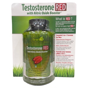加拿大直邮 Irwin Naturals Testosterone UP Red睾酮素120粒