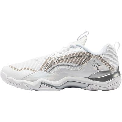 李宁云男女同款回弹缓震羽毛球鞋