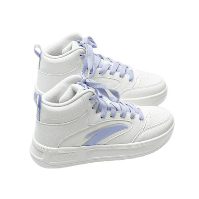 安踏官方旗舰店厚底高帮板鞋女