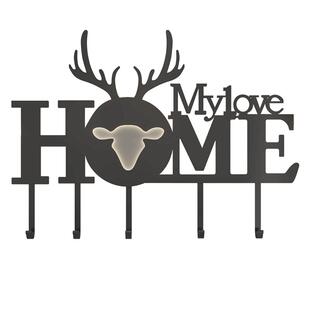 入户门挂钩墙上装饰壁挂轻奢挂衣钩门后衣帽钩挂玄关创意钥匙架