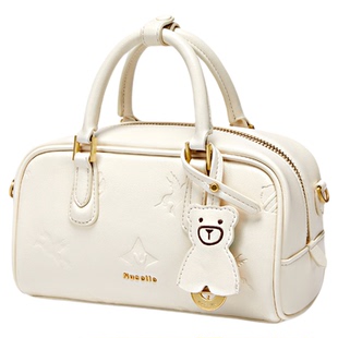 【沈月同款】NU纽芝兰飞马方巧包2026新款波士顿斜挎手提保龄球包