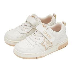 泰兰尼斯儿童板鞋春夏款小白鞋校园男童时尚透气防滑女童运动鞋子