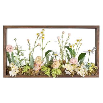 立体艺术氛围绿植相框装饰花挂件