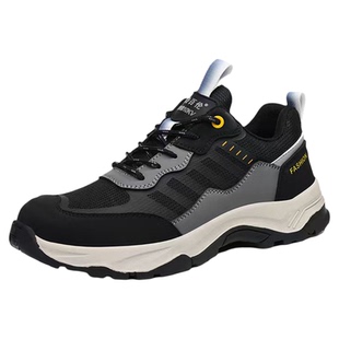 劳保鞋男士四季透气款防砸防刺轻便舒适钢包头绝缘耐磨工地老保鞋
