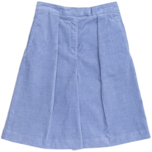 Shinyee▲caramel AW23 儿童格纹半裙灯芯绒短裤裙裤女童格子裙