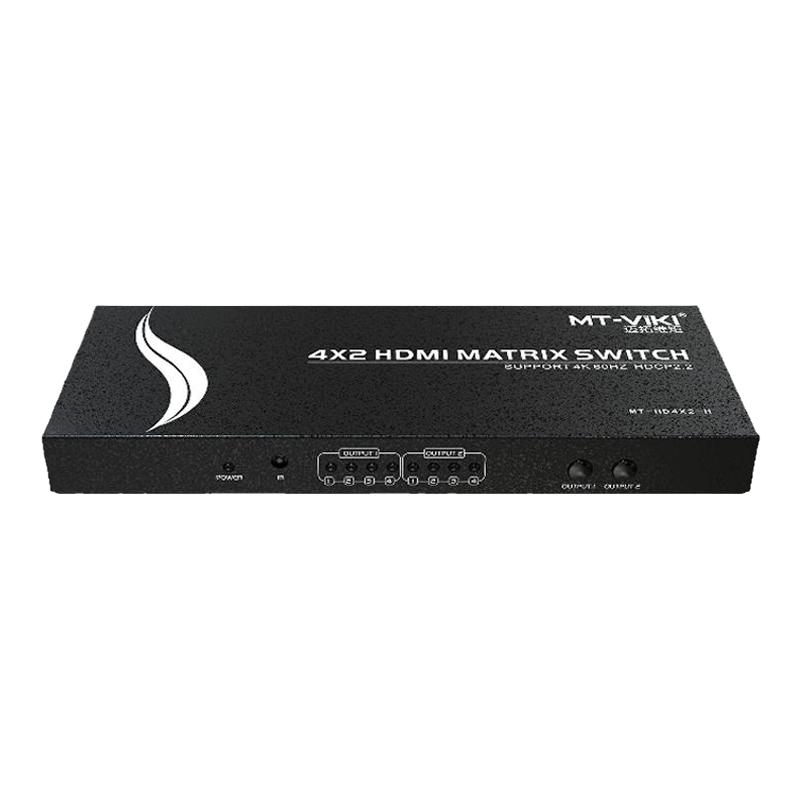 迈拓维矩4进2出矩阵切换器高清4K