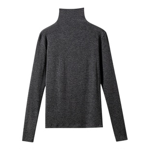 【敲薄敲柔】克什米尔羊绒 高领打底衫保暖内衣+松紧腰长裤套装