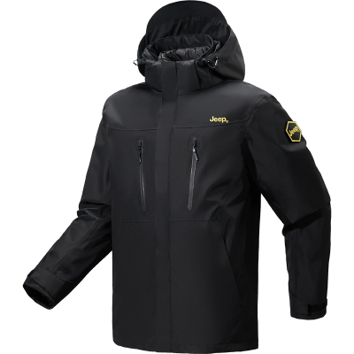 jeep冲锋三合一羽绒服鹅绒内胆