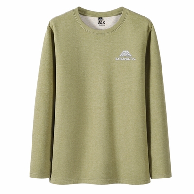 班尼路冬季内搭羊毛蚕丝打底衫男