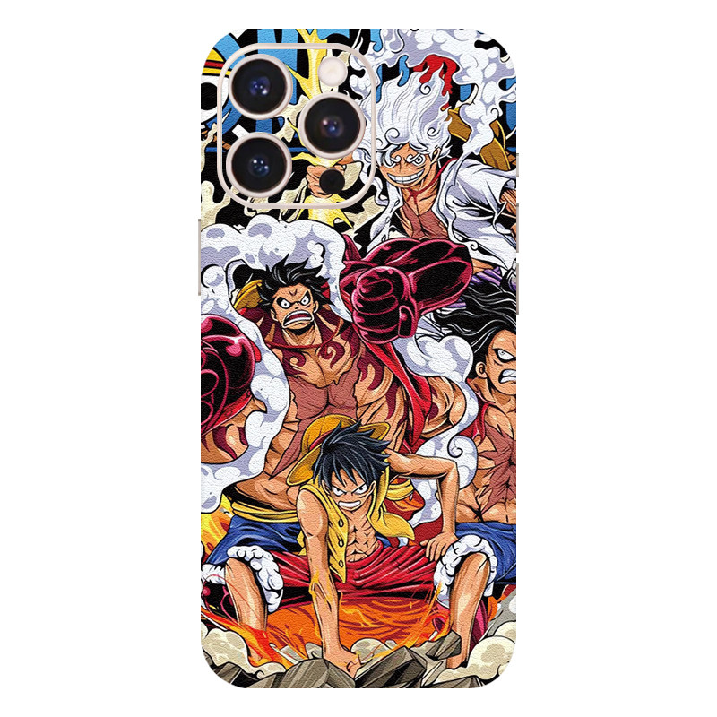 3M素皮苹果17贴纸适用iPhone15Pro手机贴膜14卡通背贴13背膜12后膜16全包边11彩膜