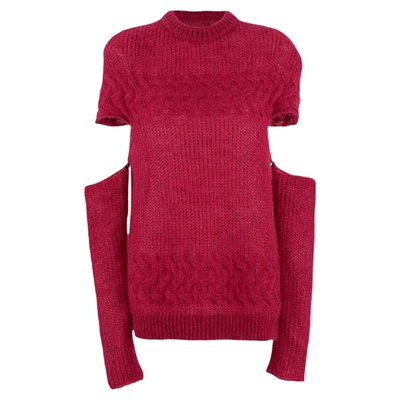 YOEYYOU【伞型短袖扭花毛衫 扭结袢带上衣】设计师品牌 no退可换