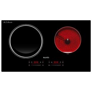 【大面板】凹面电磁炉双灶嵌入式大功率电陶平凹电灶爆炒家用