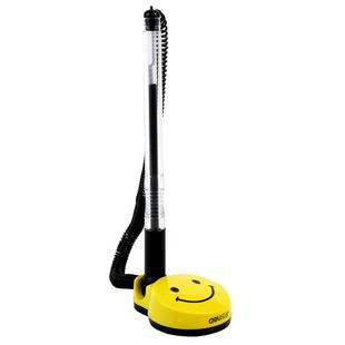 得力微笑台笔中性笔 微笑脸 台笔固定签字笔 0.5mm 可粘桌面柜台笔桌笔 4个包邮固定笔办公用品银行商务签字