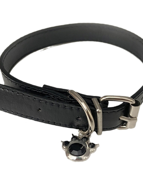 甜酷辣妹猫爪吊坠choker项圈女y2k可爱性感皮革锁骨链高级感颈链