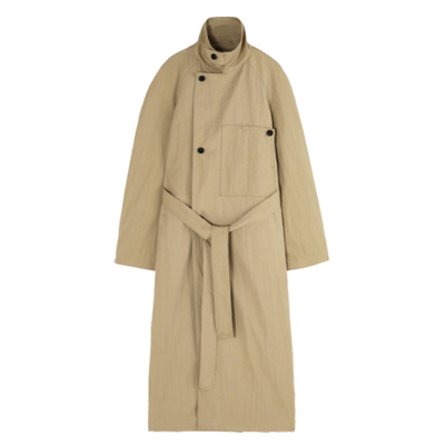 白弓Trenchsuit风衣款羽绒服女