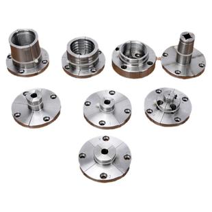 3.5寸车床三爪卡盘木工卡爪机床四爪精密配件大全木旋机4寸夹头