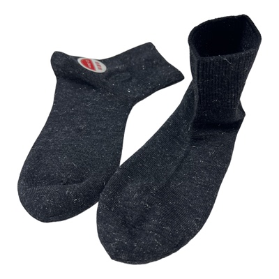 POLO秋冬金银丝羊毛纯色女士短袜