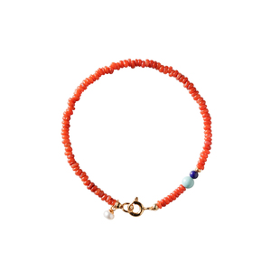 shannai原创「琢迹」新中式天然南红玛瑙小米珠手串手链女款配饰