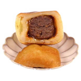 无锡特产鲜肉玉兰饼10只糯米豆沙玉米菜猪油爆汁冷冻速食早餐小吃