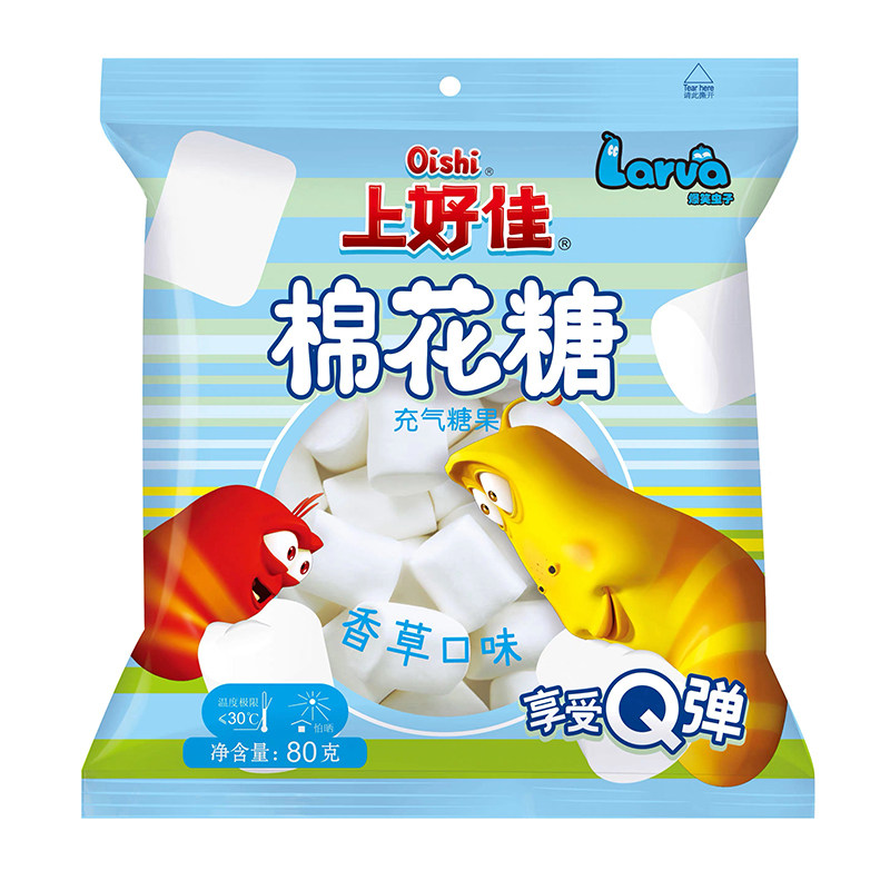 上好佳棉花糖香草味80g