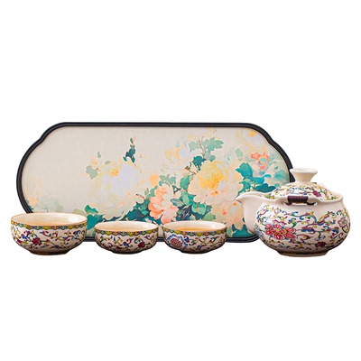 汝窑手抓壶盖碗茶杯单个高档