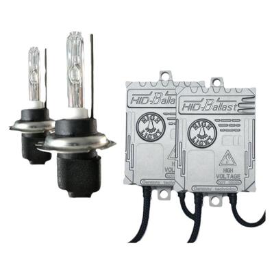 高亮聚光汽车氙气灯套装55W快启