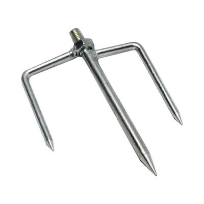 通用螺丝地插伞插插地叉子钓鱼伞