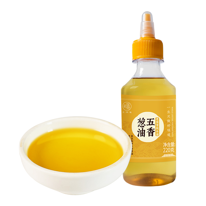 【老饭骨】五香葱油调味油炒菜调味调馅拌菜料调味品调味料220g