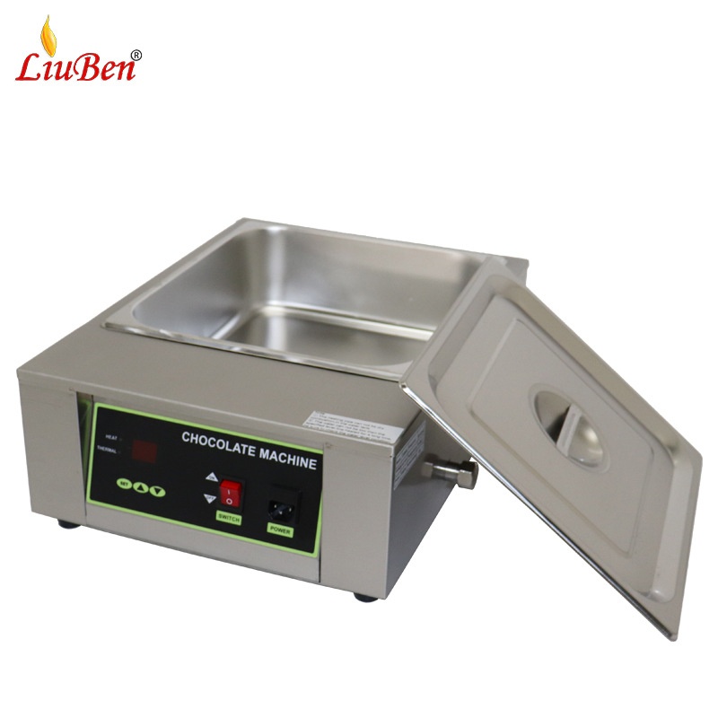 商用台式单缸巧克力热熔机 朱克力电热保温炉智能控温融化锅