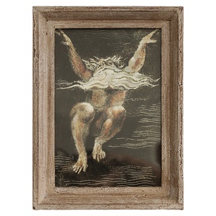 空合 复古创意艺术客厅装饰画实木框挂画组合 玄关卧室书房装饰品