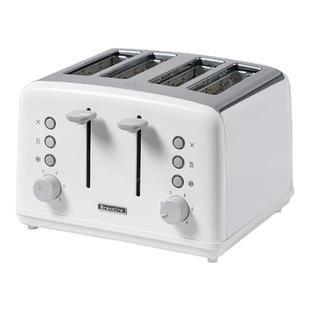 布拉沃烤面包机4片不锈钢多士炉家用商用全自动多功能吐司早餐机