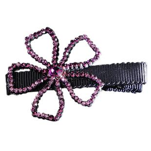 压夹刘海夹鸭嘴夹卡子镶钻发夹碎头发边夹精致成人亮钻发卡小顶夹