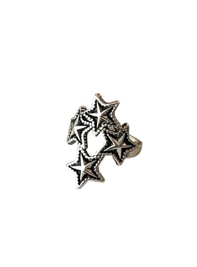 Gallery千禧复古星星开口戒指