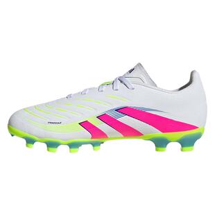 酷锐足球阿迪达斯猎鹰PREDATOR中端MG短钉人草儿童足球鞋ID3794