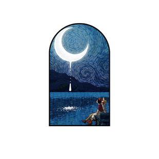 梵高画展布置美术教室装饰培训机构文化幼儿园美工室氛围墙面环创