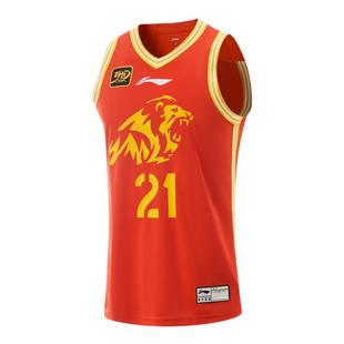 李宁正品专业篮球系列CBA浙江广厦球迷版男子速干比赛上衣AAYU845