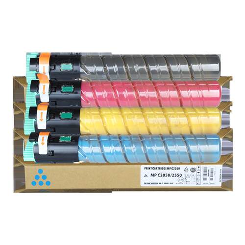 墨美适用理光c2550粉盒c2551碳粉mpc2050 c2051 mpc2030 c2010彩色复印机Aficio c2530套鼓硒鼓粉筒墨盒墨粉