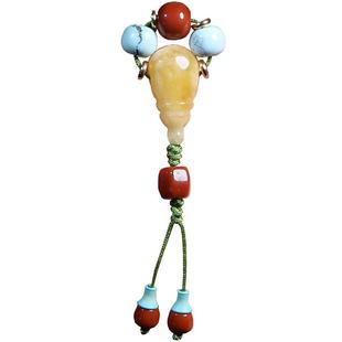 瑕疵清仓〓南红蜜蜡三通佛头百香籽手串配珠套装星月菩提配饰全套