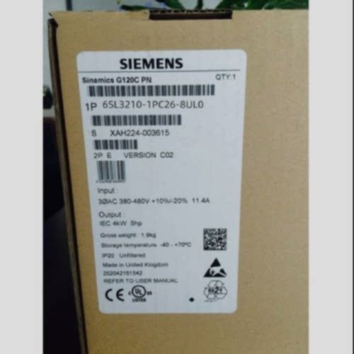 议价西门子6SL3210-1PC26-8UL0G120变频器15KW现货新6SL32101PC26