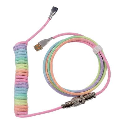 cmany机械键盘航插线Typec数据线