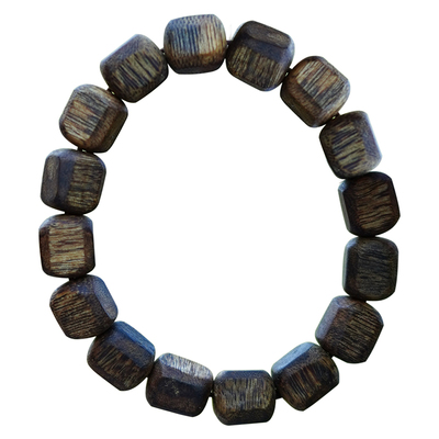 随形沉香手串文玩木质手链