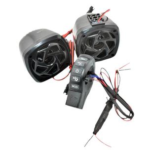 摩托车音响电动车喇叭低音炮蓝牙MP3手机听歌U盘接电话TF卡FM车载