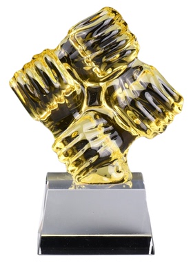 创意水晶玻璃手形装饰摆件礼品